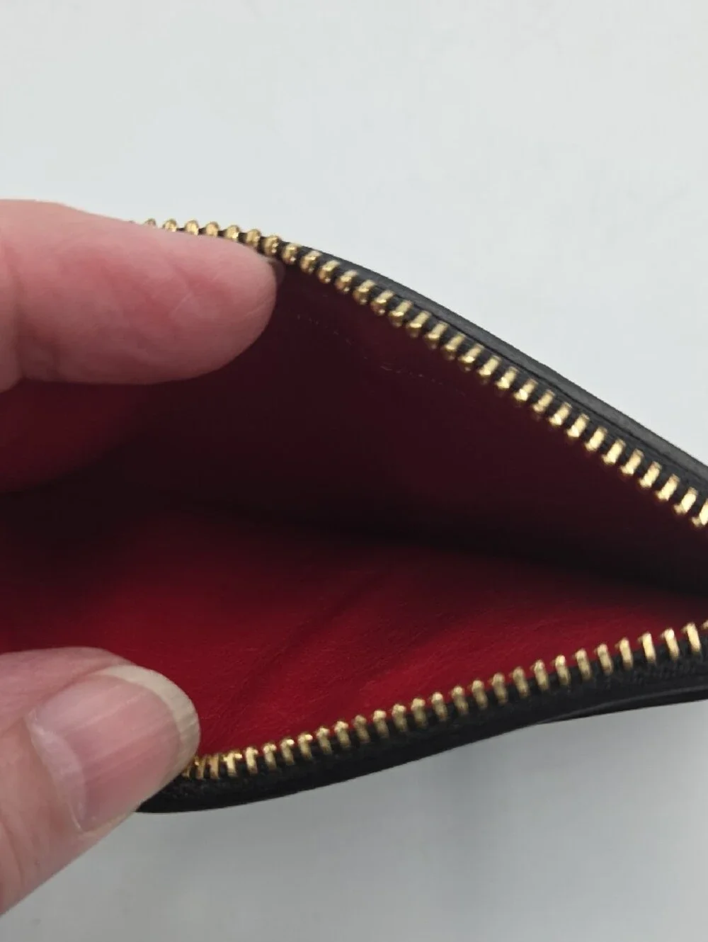 Mansur Gavriel Black Leather Card Wallet